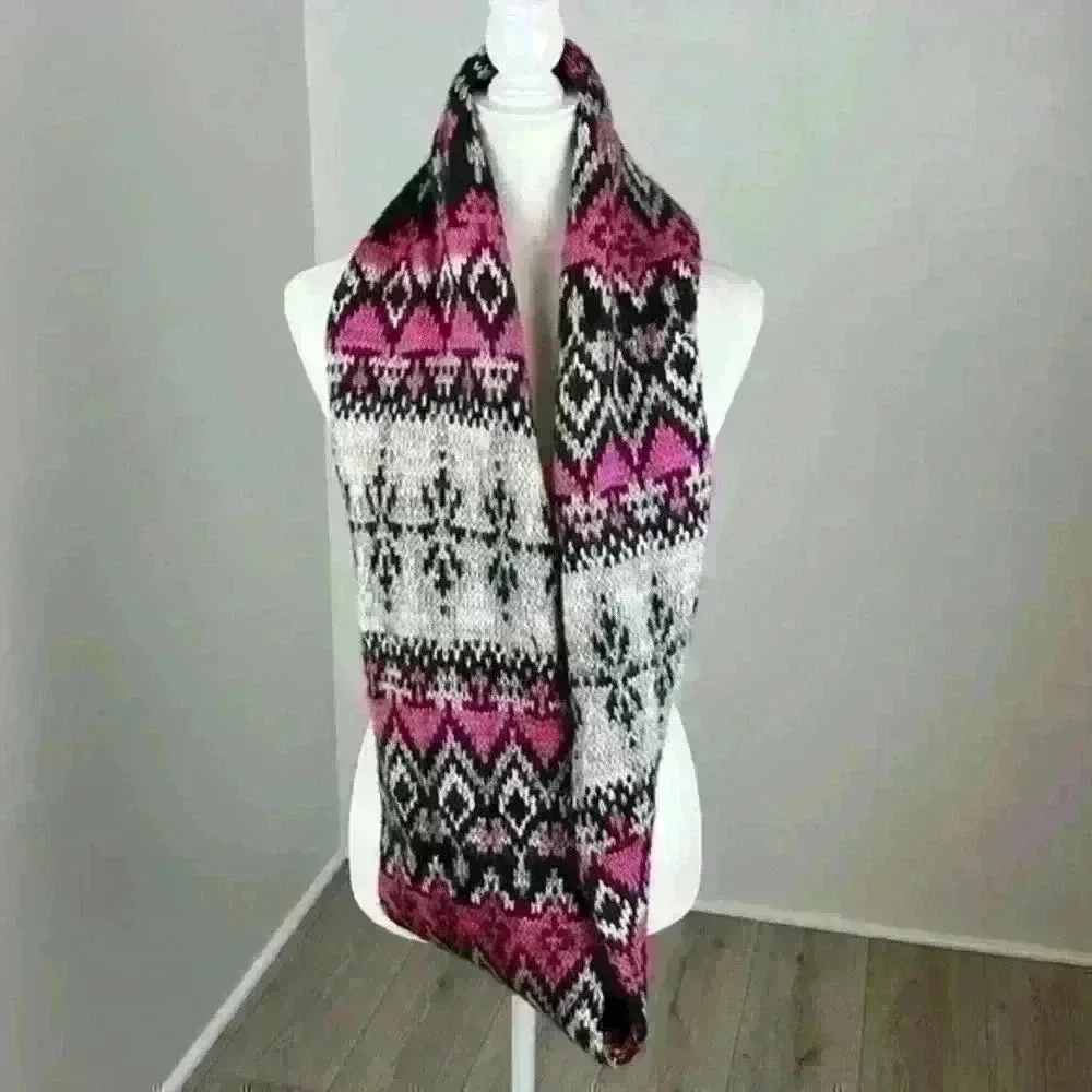 American Eagle Knit Multicolor Infinity Scarf OS